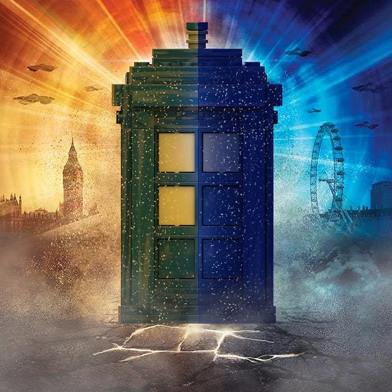 MOC C9095 Doctor Who Phone Booth - YWOBB