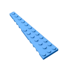 GOBRICKS GDS-708  Plate 12 x 3 Left - YWOBB