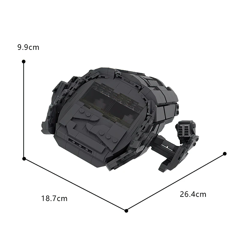 GOBRICKS MOC 105605 Puddle Jumper Gateships - YWOBB