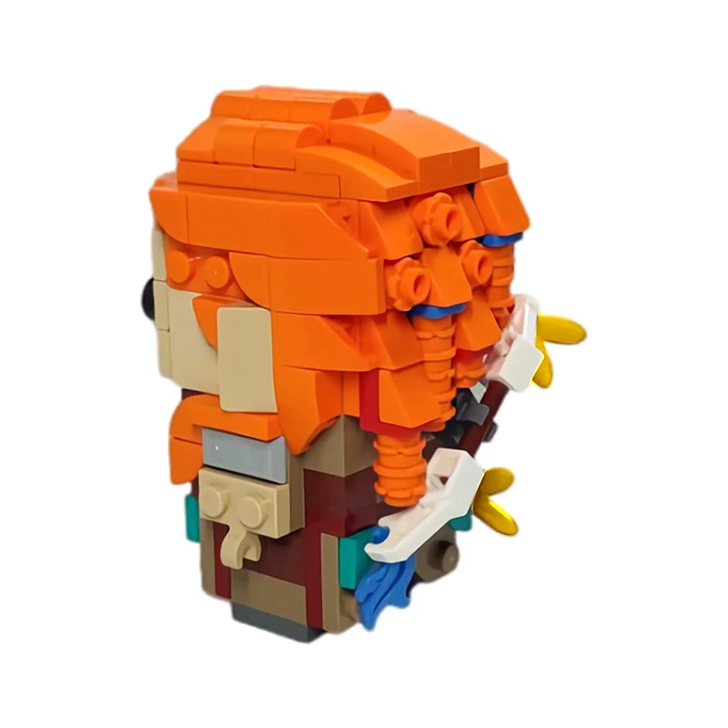 GOBRICKS MOC 171549 Horizon Zero Dawn Aloy Brickheadz - YWOBB