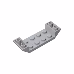 GOBRICKS GDS-687  Inverted 45 6 x 2 Double with 2 x 4 Cutout - YWOBB