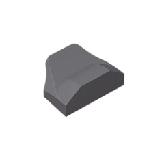 GOBRICKS GDS-1507 Curved 1 x 2 x 2/3 Wing End - YWOBB