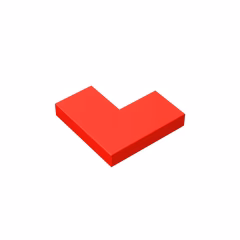 GOBRICKS GDS-567 Tile 2 x 2 Corner - YWOBB