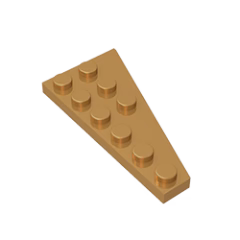 GOBRICKS GDS-551  Plate 6 x 3 Left - YWOBB