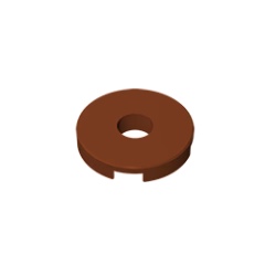 GOBRICKS GDS-965 Round 2 x 2 with Hole - YWOBB