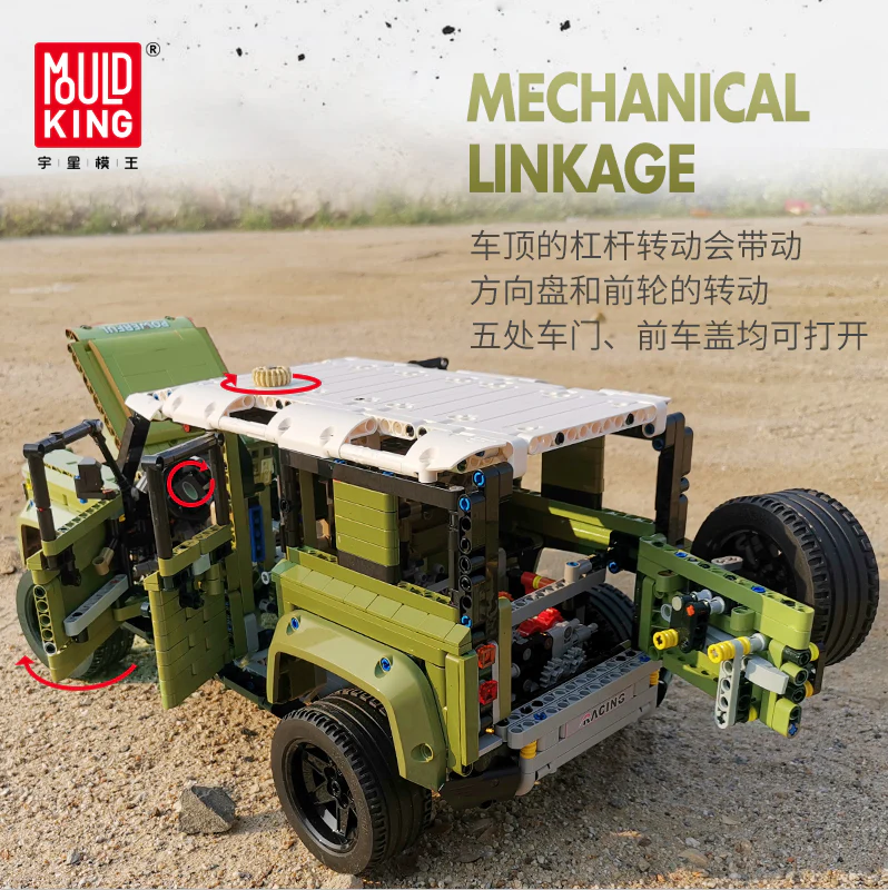 Mould King 13175 1:8 Lands Rovers Defender - YWOBB