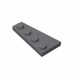 GOBRICKS GDS-549  Plate 4 x 2 Right - YWOBB