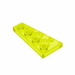 GOBRICKS GDS-549  Plate 4 x 2 Right - YWOBB