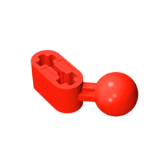 GOBRICKS GDS-1155 Modified Ball Joint Angled 1 x 2 - YWOBB