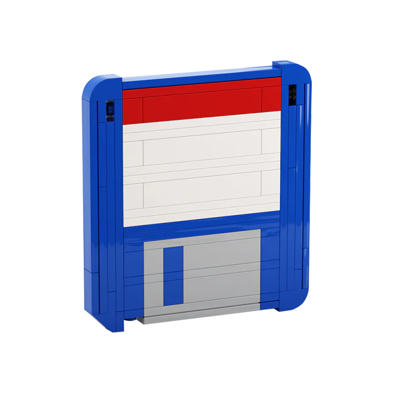 GOBRICKS MOC 82252 Save Icon (Floppy Disk) Update - YWOBB