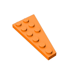 GOBRICKS GDS-551  Plate 6 x 3 Left - YWOBB