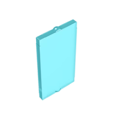 GOBRICKS GDS-879 Glass for Window 1 x 2 x 3 Flat Front - YWOBB