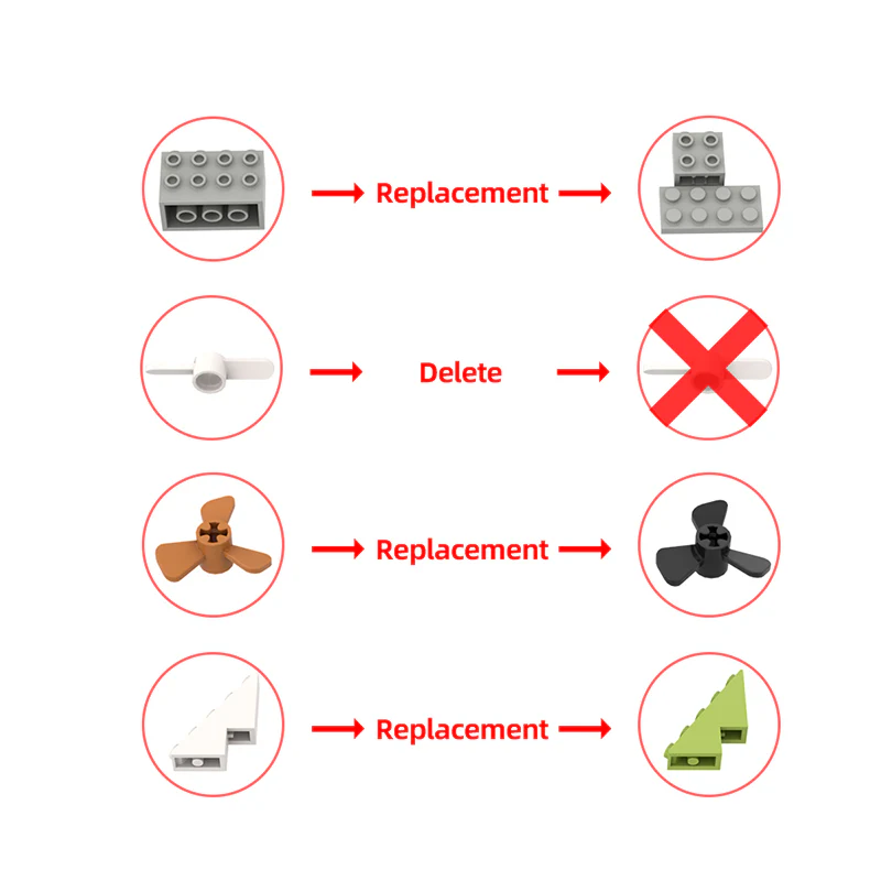 GOBRICKS MOC 67092 HMS Belfast 1939 Refit WW2 - YWOBB