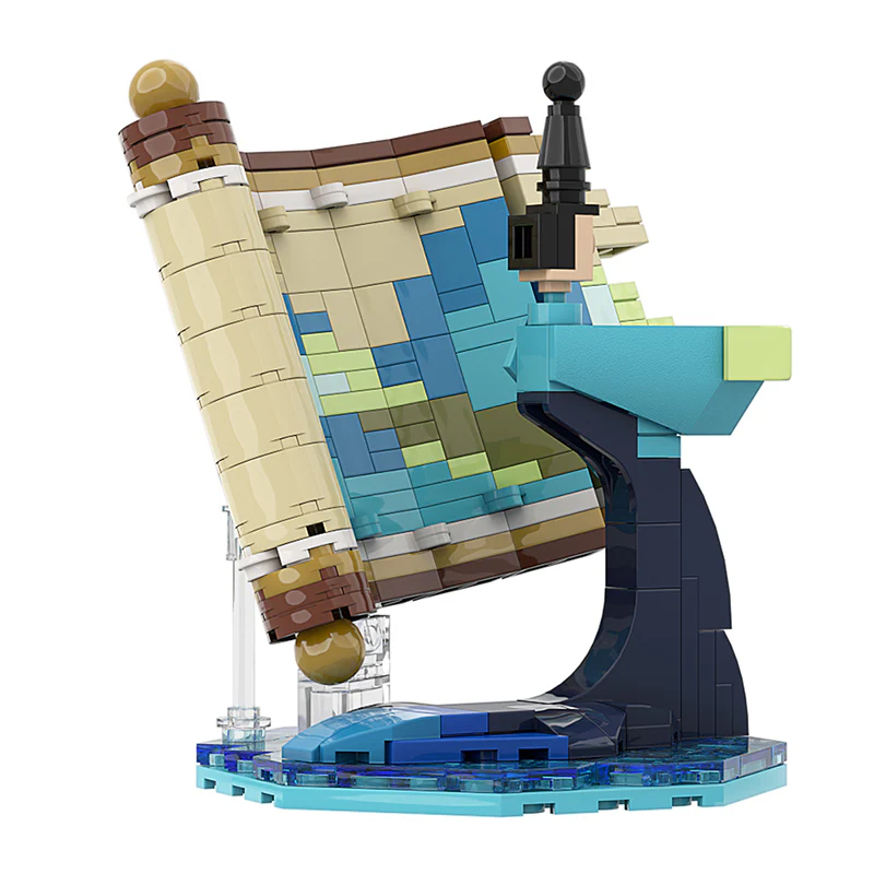 GOBRICKS MOC A0165 Green mountains and rivers - YWOBB