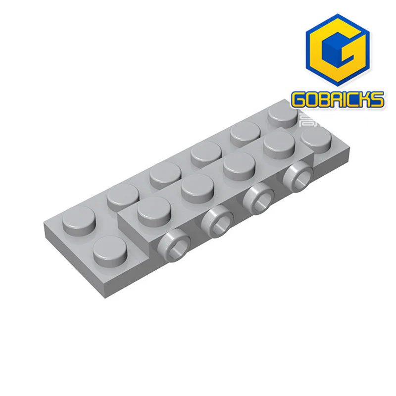 GOBRICKS GDS-1175 Modified 2 x 6 x 2/3 with 4 Studs on Side - YWOBB