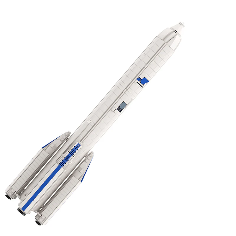 GOBRICKS MOC 91668 1:110 Ariane 6 - YWOBB