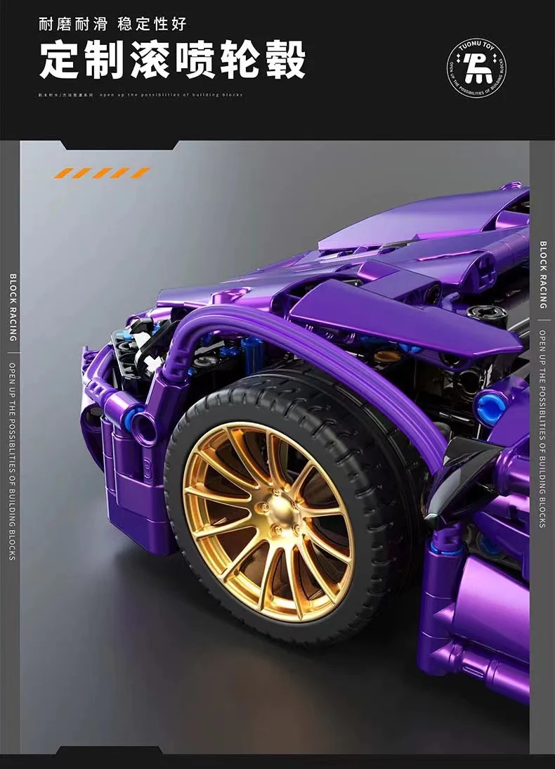 TUOMU T1002 1:14 Purple McLaren 720S - YWOBB