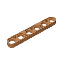 GOBRICKS GDS-694 Liftarm Thin 1 x 6 - YWOBB