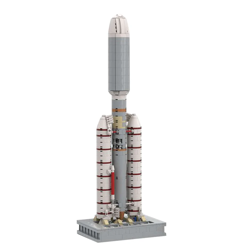 GOBRICKS MOC 61281 Titan IIIE Centaur 1/110 scale - YWOBB
