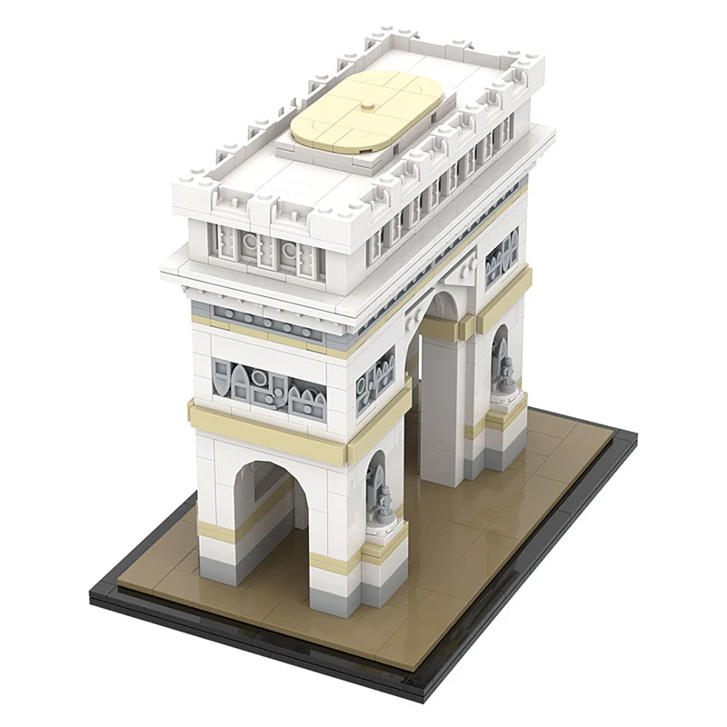 GOBRICKS MOC F-A0636 Arc de Triomphe - YWOBB