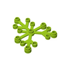 GOBRICKS GDS-1437 Plant Leaves 6 x 5 - YWOBB