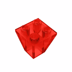 GOBRICKS GDS-1040 Inverted 45 2 x 2 Double Convex - YWOBB