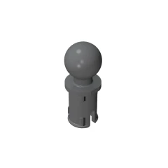 GOBRICKS GDS-903 Pin with Friction Ridges Lengthwise and Tow Ball - YWOBB