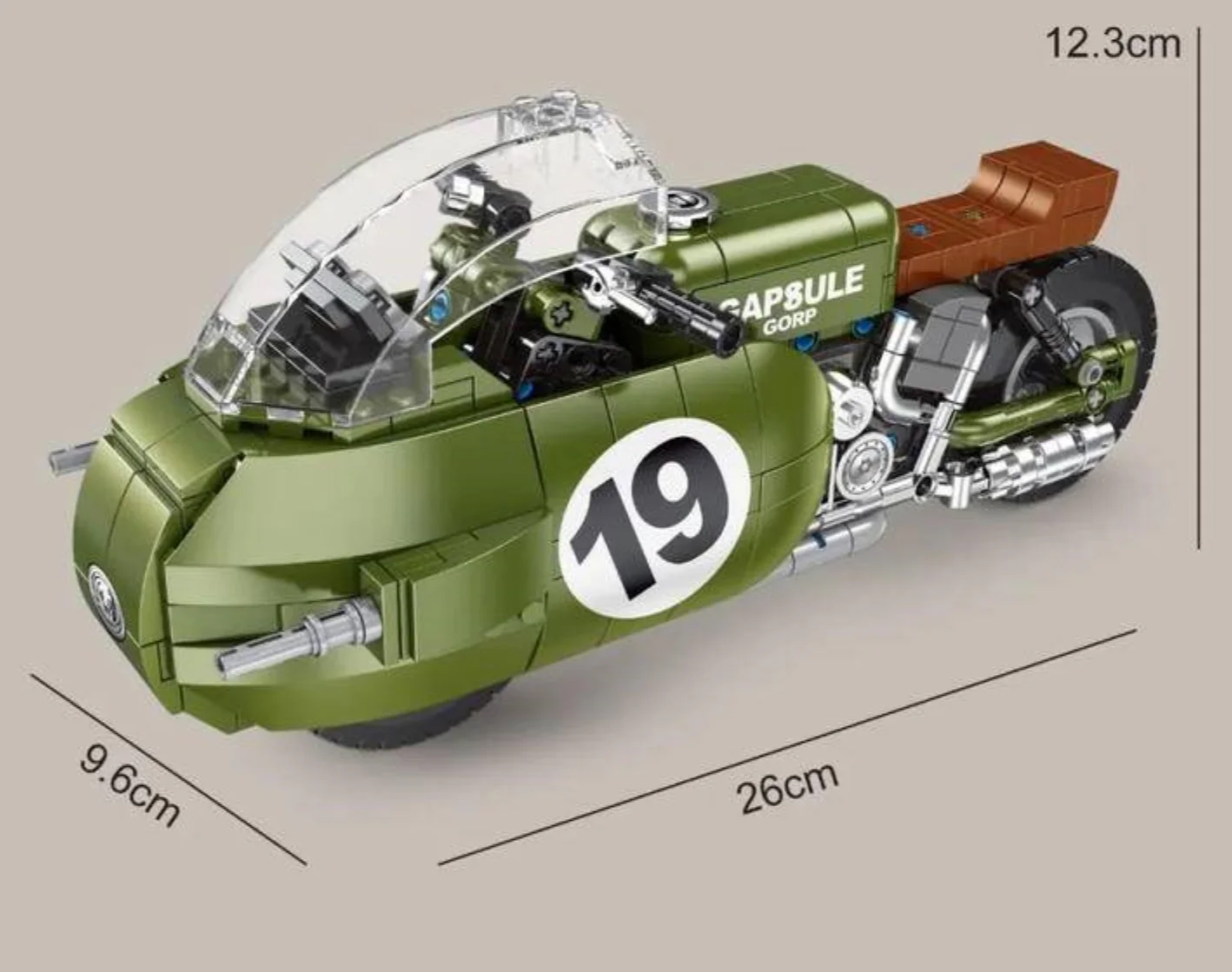 Small Angle JD006 DRAGON BALL Motorcycle - YWOBB