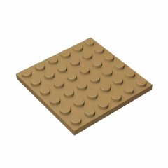 GOBRICKS GDS-523 Plate 6 x 6 - YWOBB