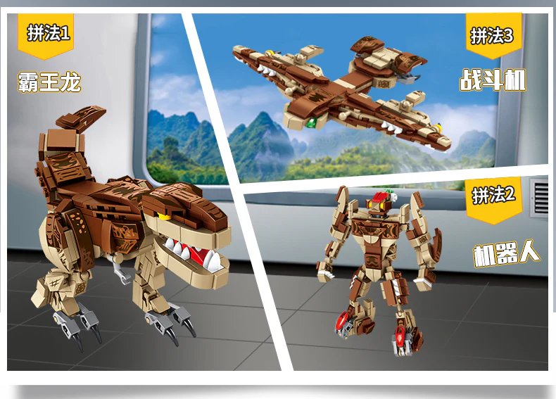 PANLOS 612001 Dinosaurs 4 In 1 - YWOBB