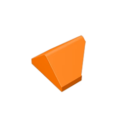 GOBRICKS GDS-1063 Slope 45 2 x 1 Double / Inverted - YWOBB