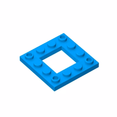 GOBRICKS GDS-571 Modified 4 x 4 with 2 x 2 Open Center - YWOBB