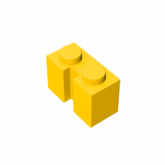 GOBRICKS GDS-798  Modified 1 x 2 with Groove - YWOBB
