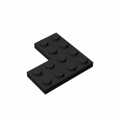 GOBRICKS GDS-696 Plate 4 x 4 Corner - YWOBB