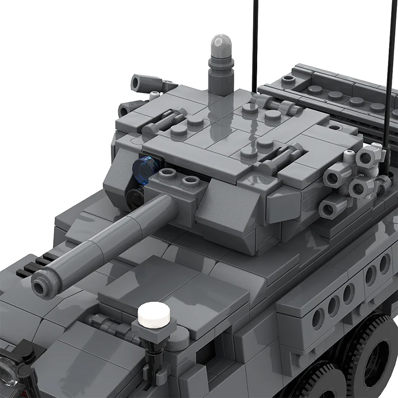 GOBRICKS MOC 146076 M1296 Stryker ICVV-D | 1:35th Scale Dragoon - YWOBB
