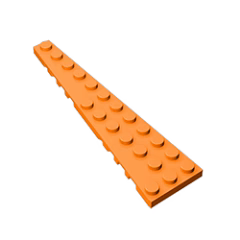GOBRICKS GDS-707  Plate 12 x 3 Right - YWOBB