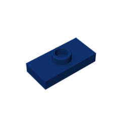 GOBRICKS GDS-803  Modified 1 x 2 with 1 Stud with Groove and Bottom Stud Holder - YWOBB