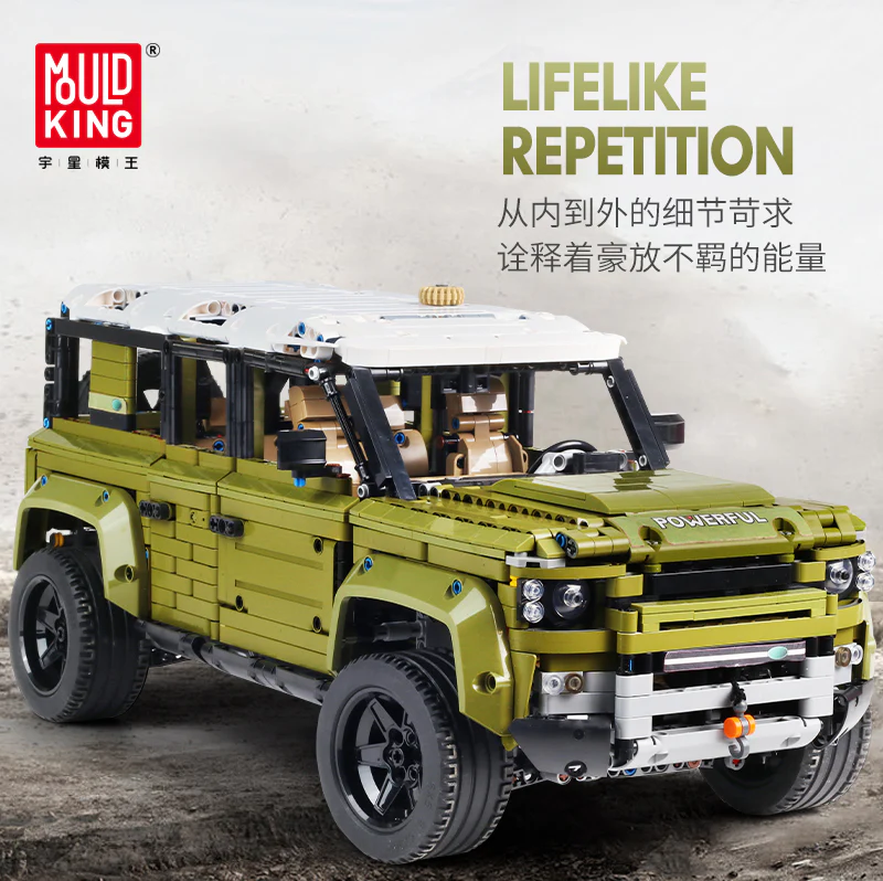 Mould King 13175 1:8 Lands Rovers Defender - YWOBB