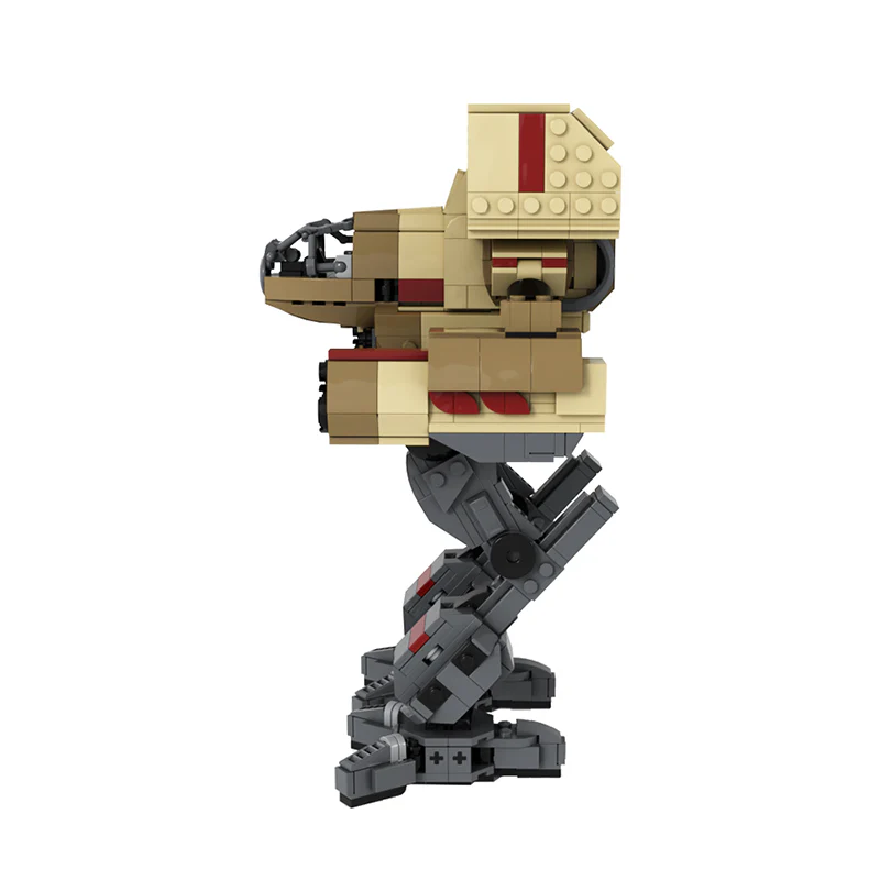 GOBRICKS MOC 111034 Mad Cat OmniMech (Clan Wolf) - YWOBB