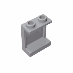 GOBRICKS GDS-785 Panel 1 x 2 x 2 with Side Supports - Hollow Studs - YWOBB