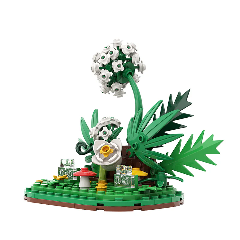 GOBRICKS MOC A1041Y03 Two people in a row-base - YWOBB