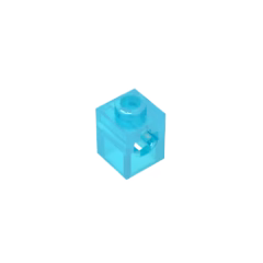 GOBRICKS GDS-2196 Technic Brick 1 x 1 with Axle Hole - YWOBB