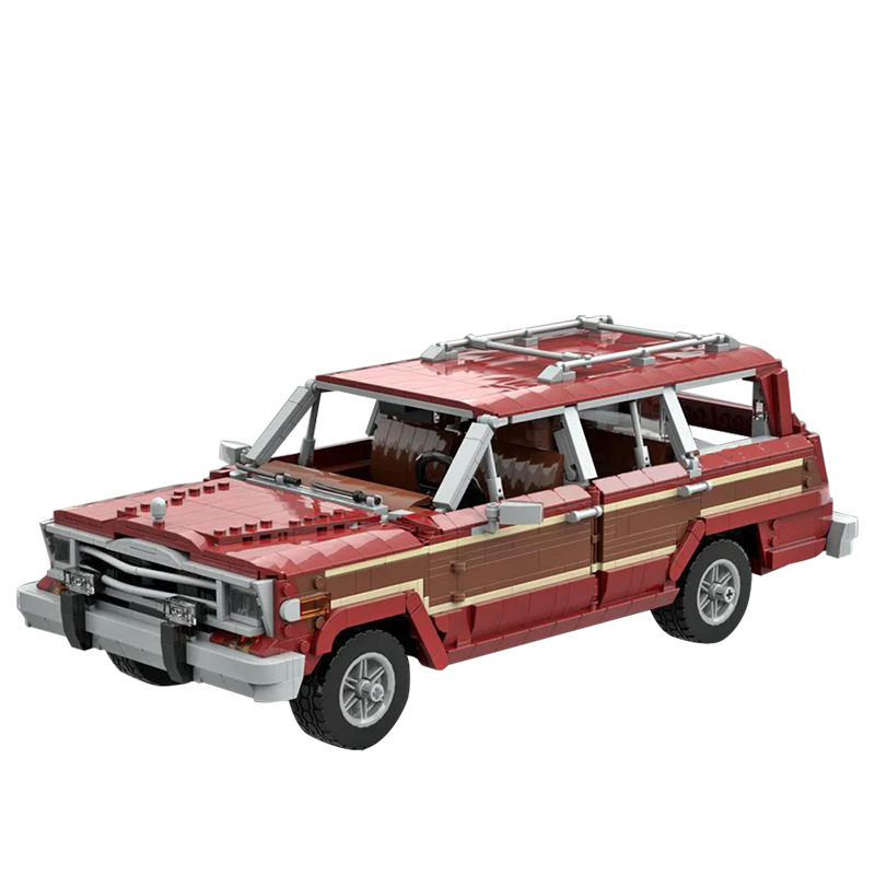 GOBRICKS MOC 154446 Jeep Grand Wagoneer - Skyler White's car [Breaking Bad] - YWOBB