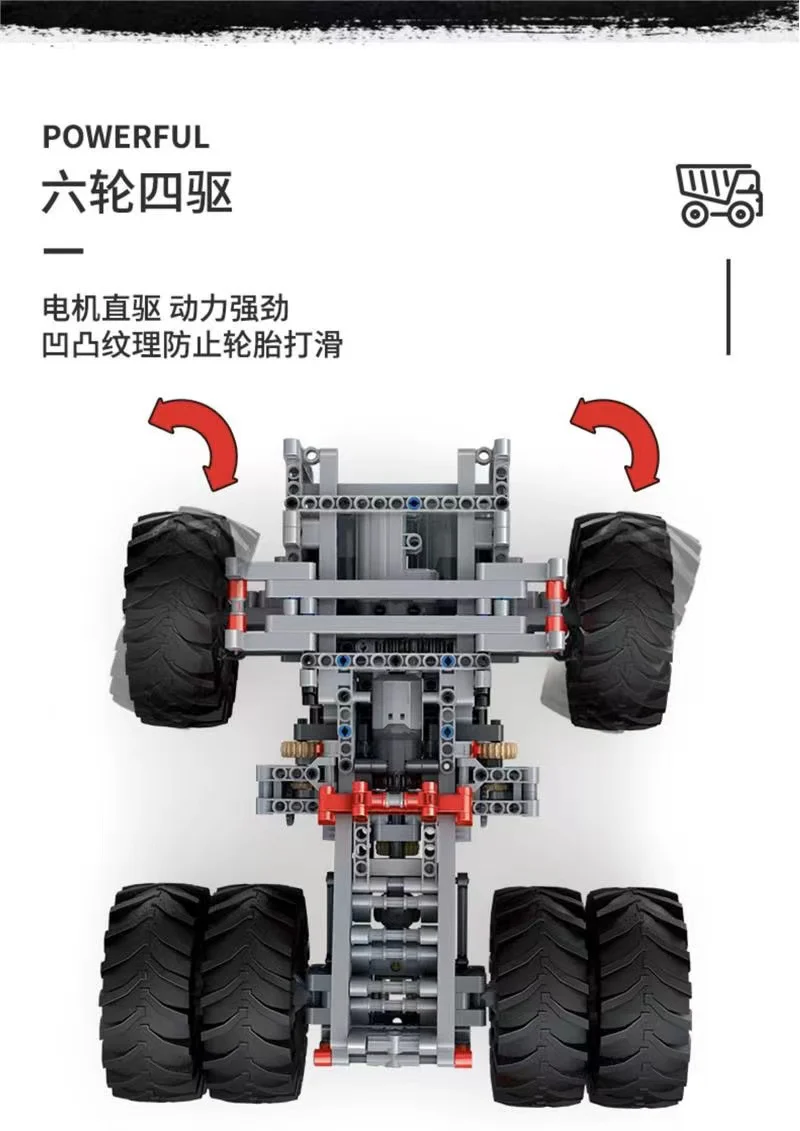 Mould King 13170 Custom RC Mining Dump Truck Muldenkipper OVP EU Warehouse Version - YWOBB