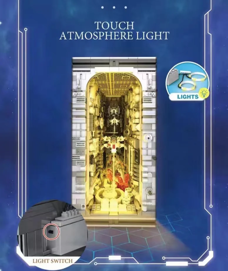 Reobrix 66030 Star Revenge Planet Book with Lights - YWOBB