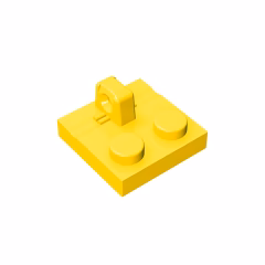 GOBRICKS GDS-825 Hinge Plate 2 x 2 Locking with 1 Finger on Top - YWOBB