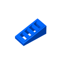 GOBRICKS GDS-838 Slope 18 2 x 1 x 2/3 with 4 Slots - YWOBB