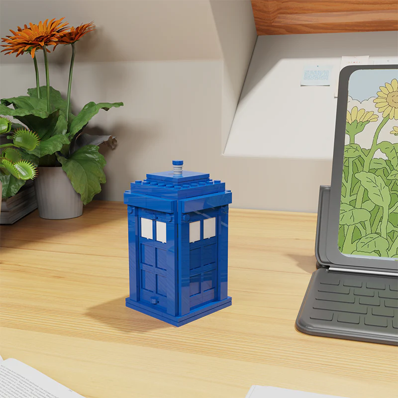 MOC C9095 Doctor Who Phone Booth - YWOBB