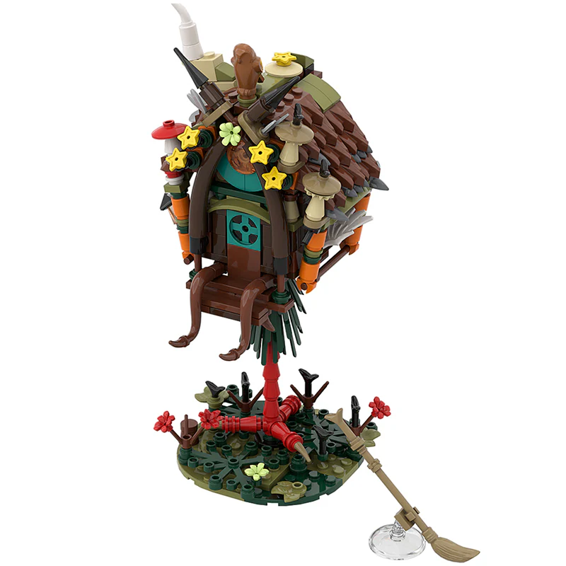 GOBRICKS MOC 128416 Baba Yaga hut - YWOBB