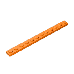 GOBRICKS GDS-508 Plate 1 x 12 - YWOBB